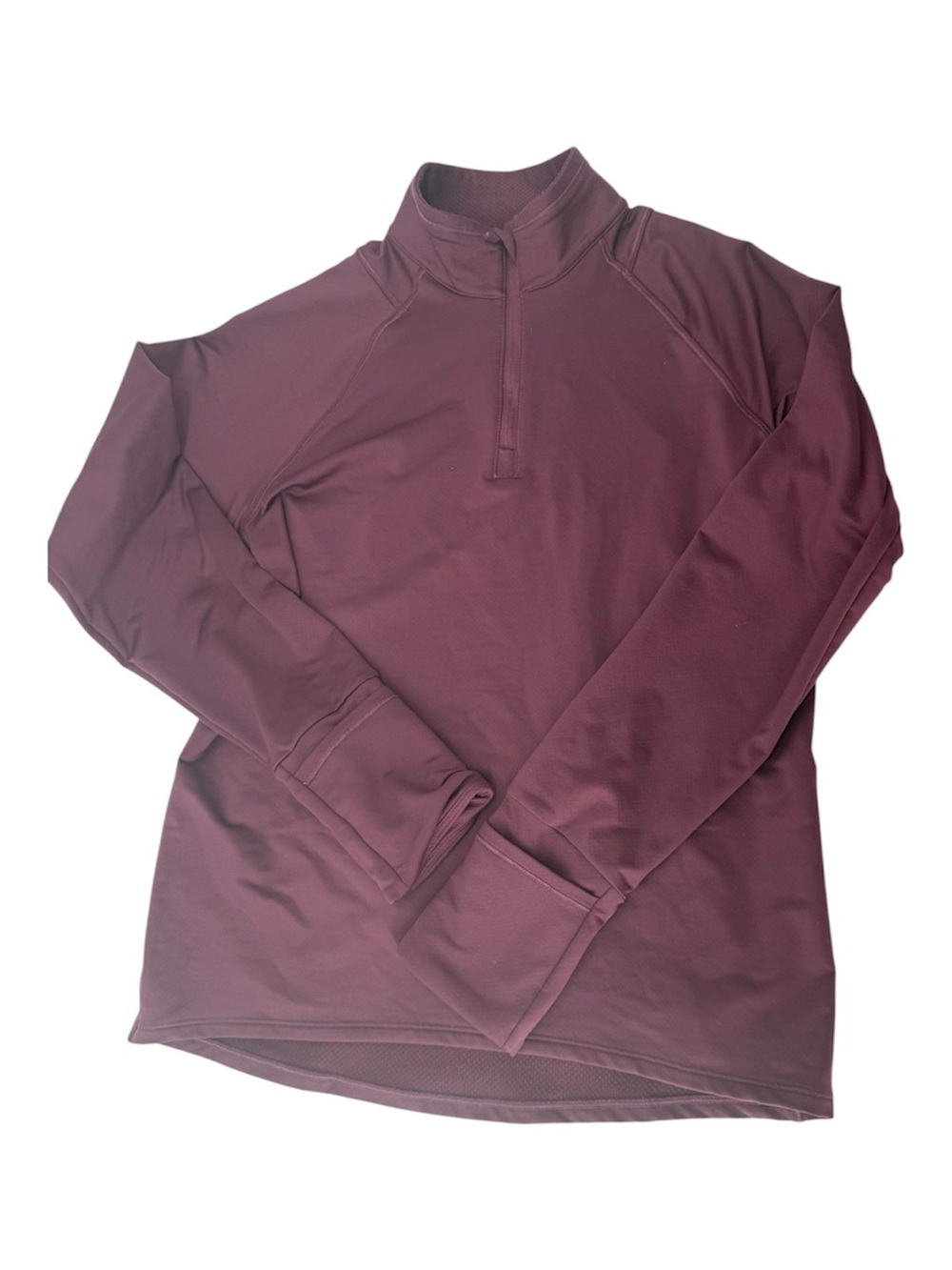 Athleta Quarter-Zip Pullover in Plum